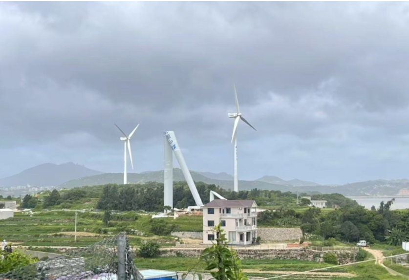 福建福清一風(fēng)電場(chǎng)發(fā)生倒塔事故